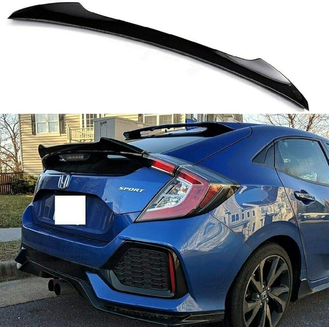 Optimal Co 20162019 Glossy Black Trunk Duckbill Spoiler Wing for Honda
