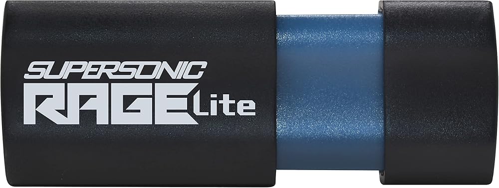 Patriot Supersonic Rage Lite 64GB USB 3.2 Gen Flash Drive PEF64GRLB32U
