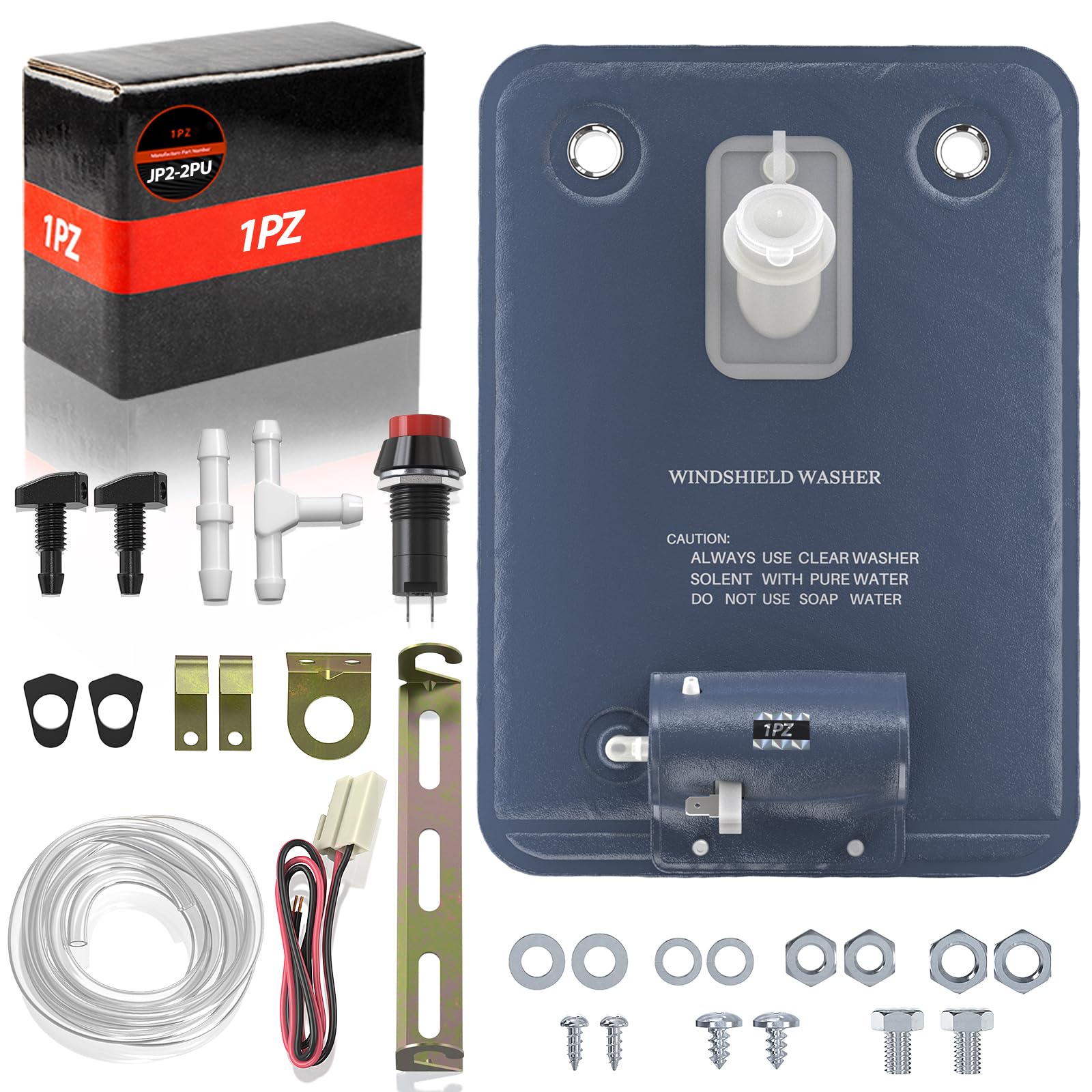 1PZ JP7-PU4 12v 自動車用 ウォッシャーバッグ 袋 ウォーターポンプ ウォッシャータンク取付 ラジエーター冷却 フロントガラス清掃工具 汎用 部品