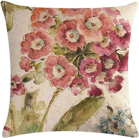 Amazon Co Jp Xin Lei クッションカバー 座布団カバー 花柄 枕カバー プレゼント 贈り物 上品 花柄d Diy 工具 ガーデン