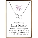 VIY Personal Card Bonus daughter gifts, Stepdaughter necklace, Step daughter gifts from stepmom
