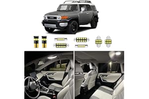 HUOKEDS 8pcs FJ CRUISER Interior LED Lights Replacement for 2007 2008 2009 2010 2011 2012 2013 2014 Toyota FJ CRUISER 6000K S