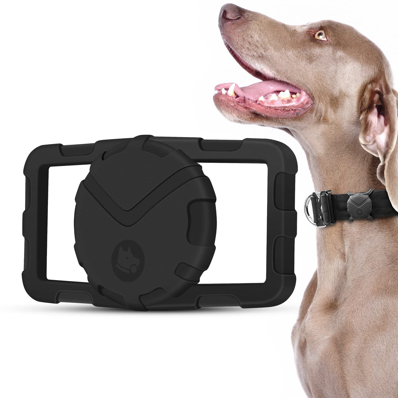 Fossa Airtag Dog Collar Holder, Large Dog Airtag Holder, Waterproof, Cat Air Tag Tracker Case