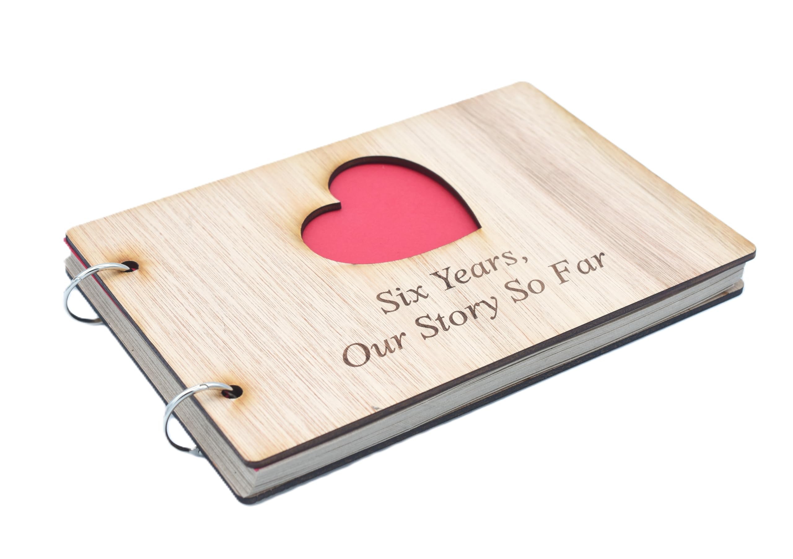 6 Years Our Story So Far - Scrapbook, Photo album or Notebook Idea For 6th Anniversary