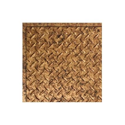 Fasade Easy Installation Diamond Plate Revealed Edge Cracked