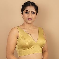 FIGURE'S DESIGNER Women's Dupion Raw Silk