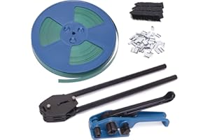 LNYEBN Heavy Duty Pallet Banding Strapping Kit,Polyester(PET) Straps Banding Supplies Banding Tools for Strapping