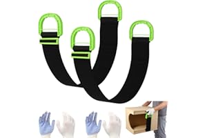 MLMTFI Moving Straps 1 Person Lifting and Moving System 2 Pack Adjustable Furniture Lifting Straps Appliance Moving Belts for Mattress Boxes Luggage Heavy Objects Up to 500lbs