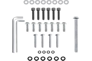 Eumti 18PCS Motorcycle Batwing Inner Fairing Windshield Trim Screws Bolts Kit Stainless Steel Fit For Harley Touring Street Glide Electra Glide Road Glide Ultra Limited and Tri Glide Models 1996-2025