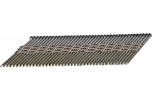 DEWALT Framing Nails, Paper Tape, 30-Degree, Smooth Shank, Galvanized, Off-Set Round Head, 3 1/4-Inch x .131-Inch, 2000-Pack 