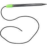 Scuba Choice Graphite Pencil for Dive Slate with Cap &amp; Bungee &ndash; Durable Replacement for Underwater Writing, Scuba Diving, Snorkeling, Freediving, Spearfishing, 3-4/3" Pencil