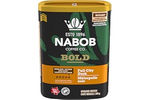 Nabob Dark Bold Roast Full City Dark Ground Coffee, 340g Canister