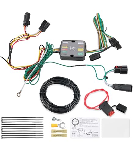 Amazon.com: Tekonsha T-One® T-Connector Harness, 4-Way Flat