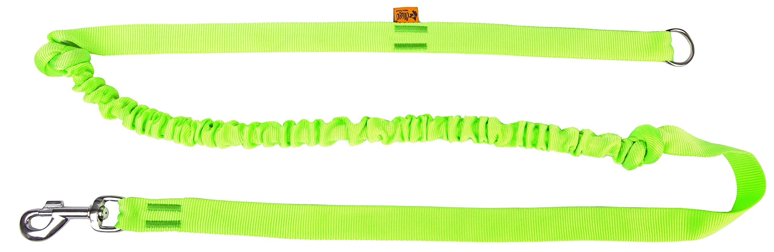 Dingo Shock-Absorber Leash with a Handle for Canicross Hands Free Lead Green — image 1
