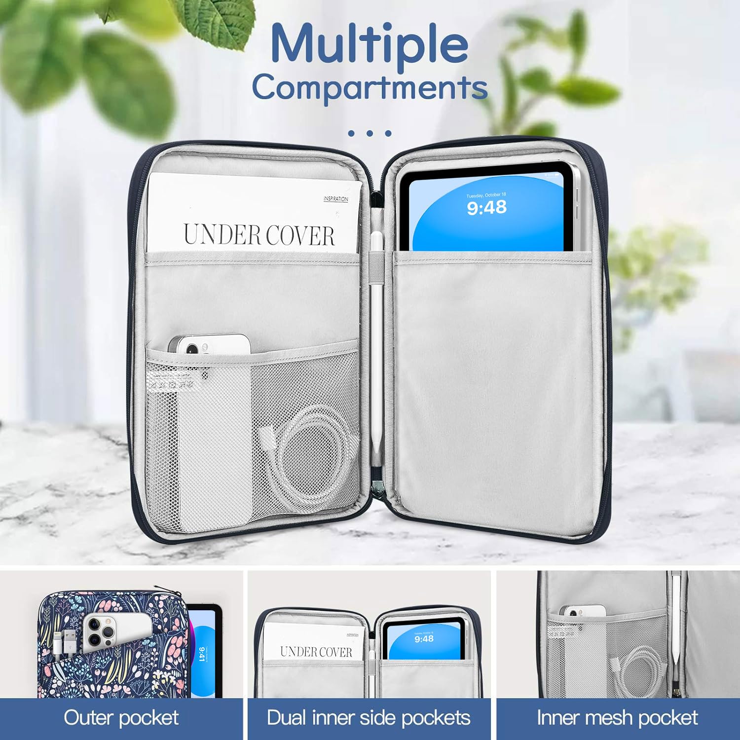 9-11 Inch Tablet Sleeve Bag Carrying Case for iPad (A16) 11th Gen 11