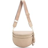 oscaurt Crossbody Bag Bum Bag for Women Leather Sling Purses for Travel | Trendy Fanny Pack with Adjustable Strap, Cute Diaper Bag Mom Bag for Everyday, Large Shoulder Handbags Purses Belt Bag