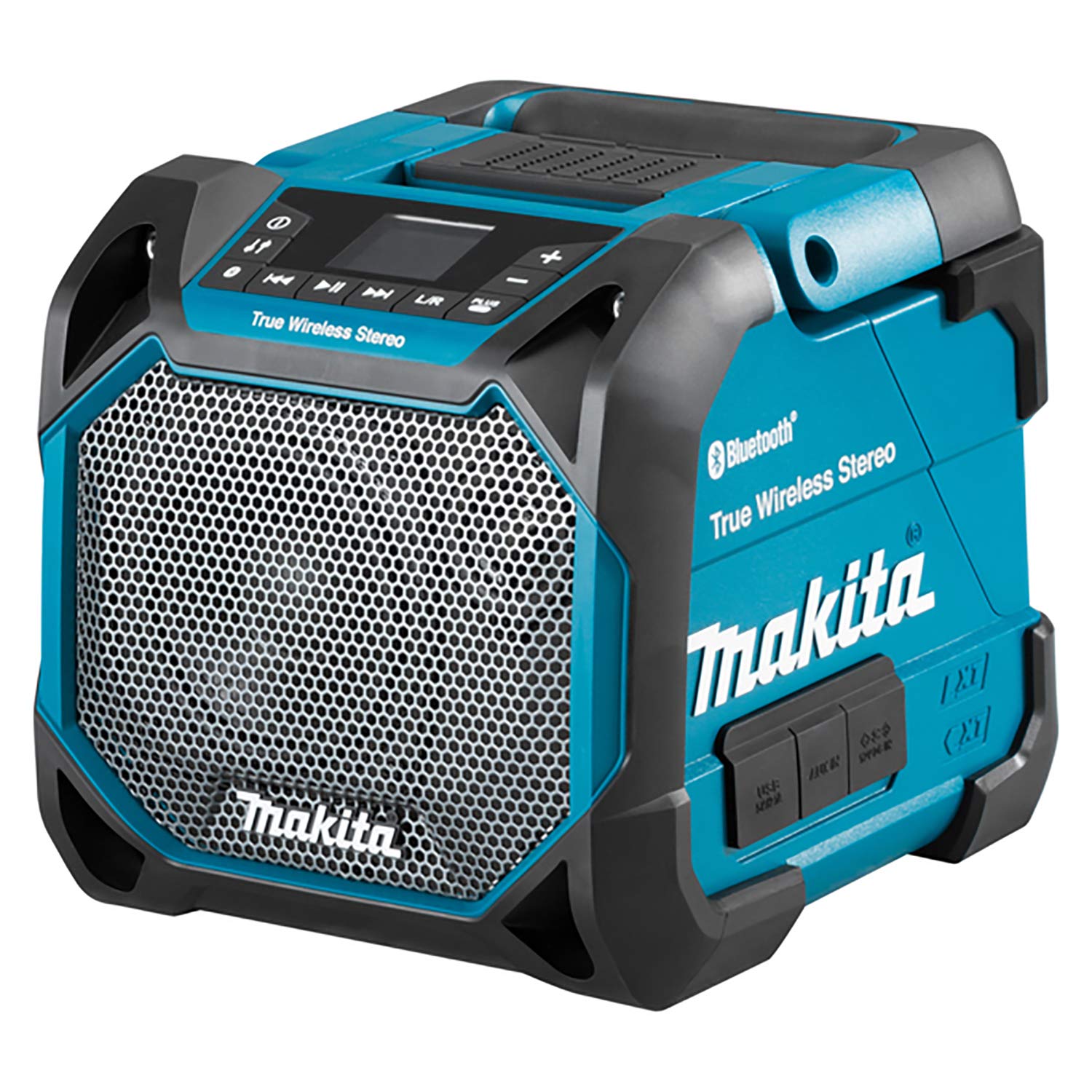 Makita DMR203 Li-ion 10-8V/12V Max CXT / 14.4V /18V LXT Job Site Speaker with Bluetooth - Batteries and Charger Not Included