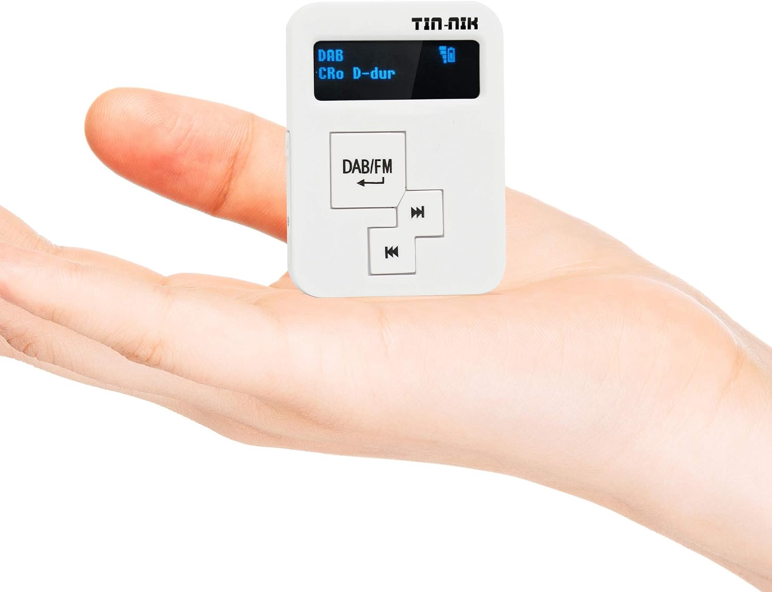Tin-Nik DAB-398SD Personal Portable DAB/DAB+/FM Radio, Pocket Digital RDS FM Mini Radio with Rechargeable Battery, Earphones - Image 3