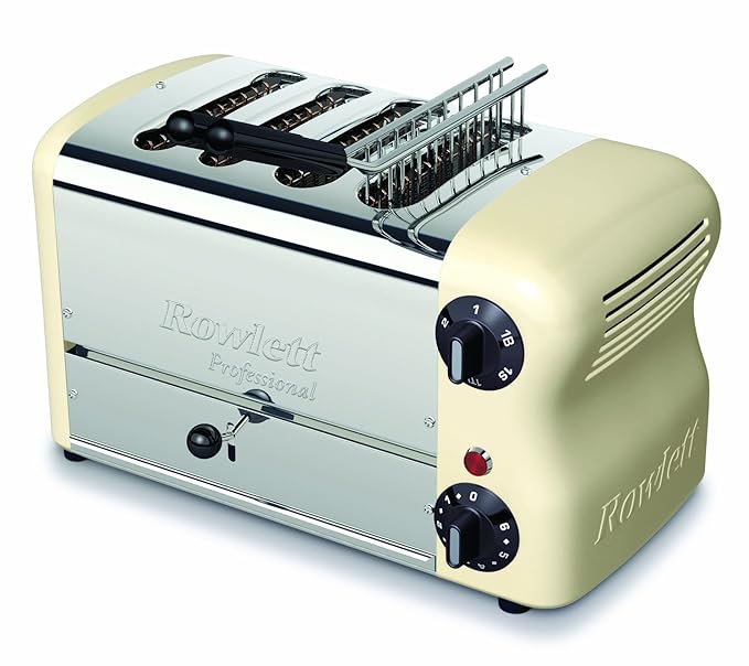 Rowlett Esprit 4Slot Family Brunch Toaster, 1.5 Kw, Cream Amazon.co