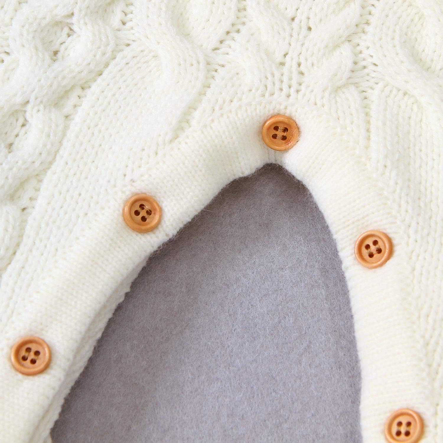 baby knitted snowsuit