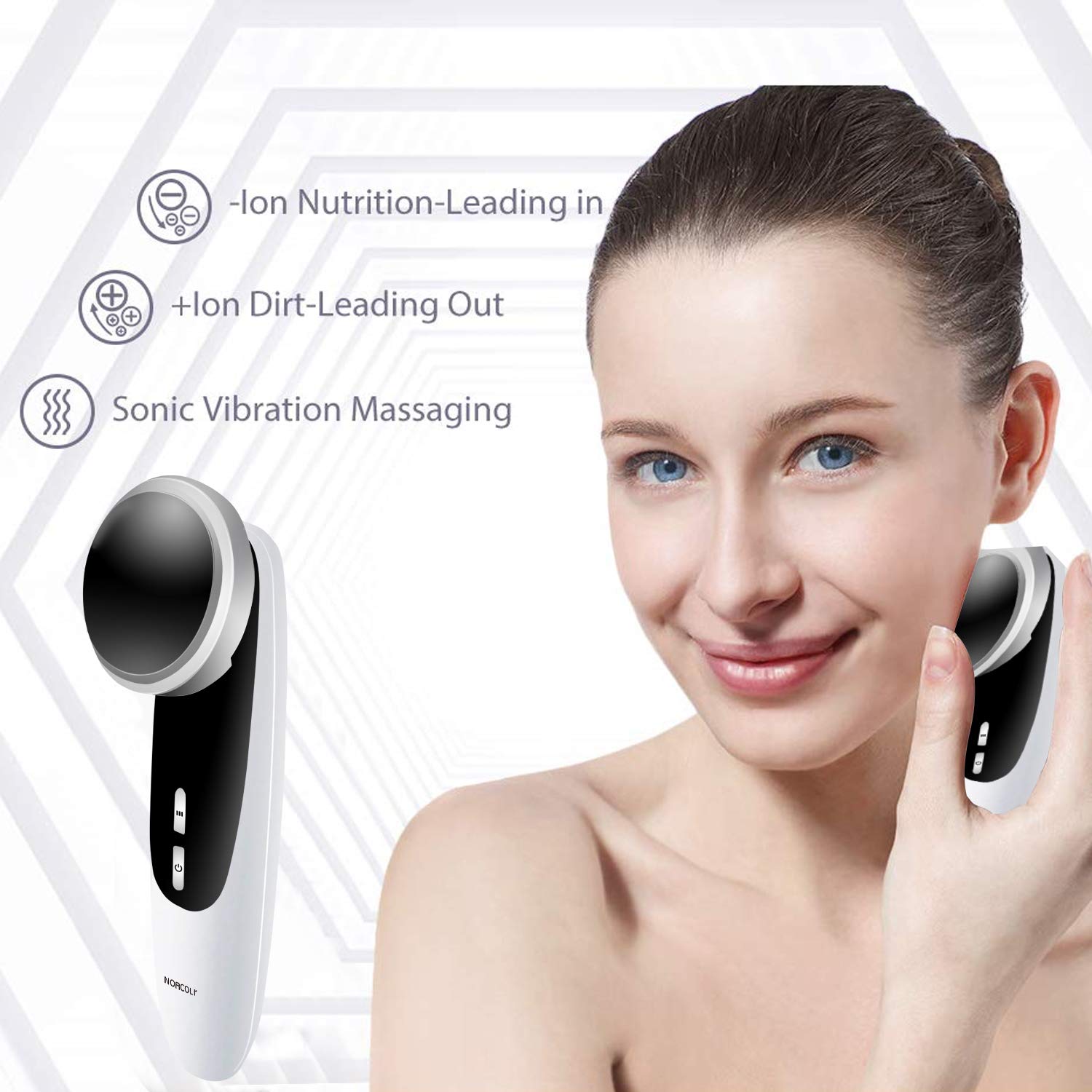 Facial Massager Device for women, Portable Facial Firming Massage Tool for Wrinkle Removal Anti Aging Skin Tightening Rejuvenation Face Beauty Kit: Beauty
