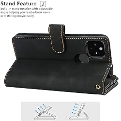 iCoverCase for Google Pixel 5a 5G Wallet Case with