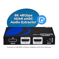 OREI eARC 8K Audio Extractor, Extract Dolby Atmos