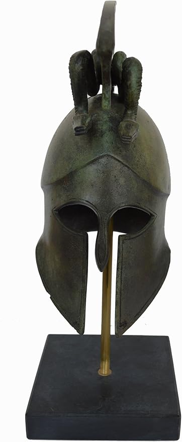 Amazon De Helm Korinthische Bronze Mit Schlangen Antikes Griechenland Grosse M