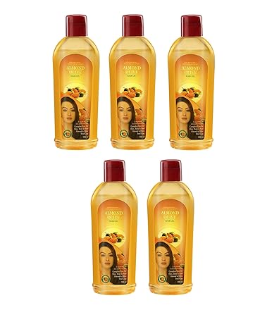 Aryanveda Almond & Olive Hair Oil for All Hair Type; 200ml (Pack of 5)