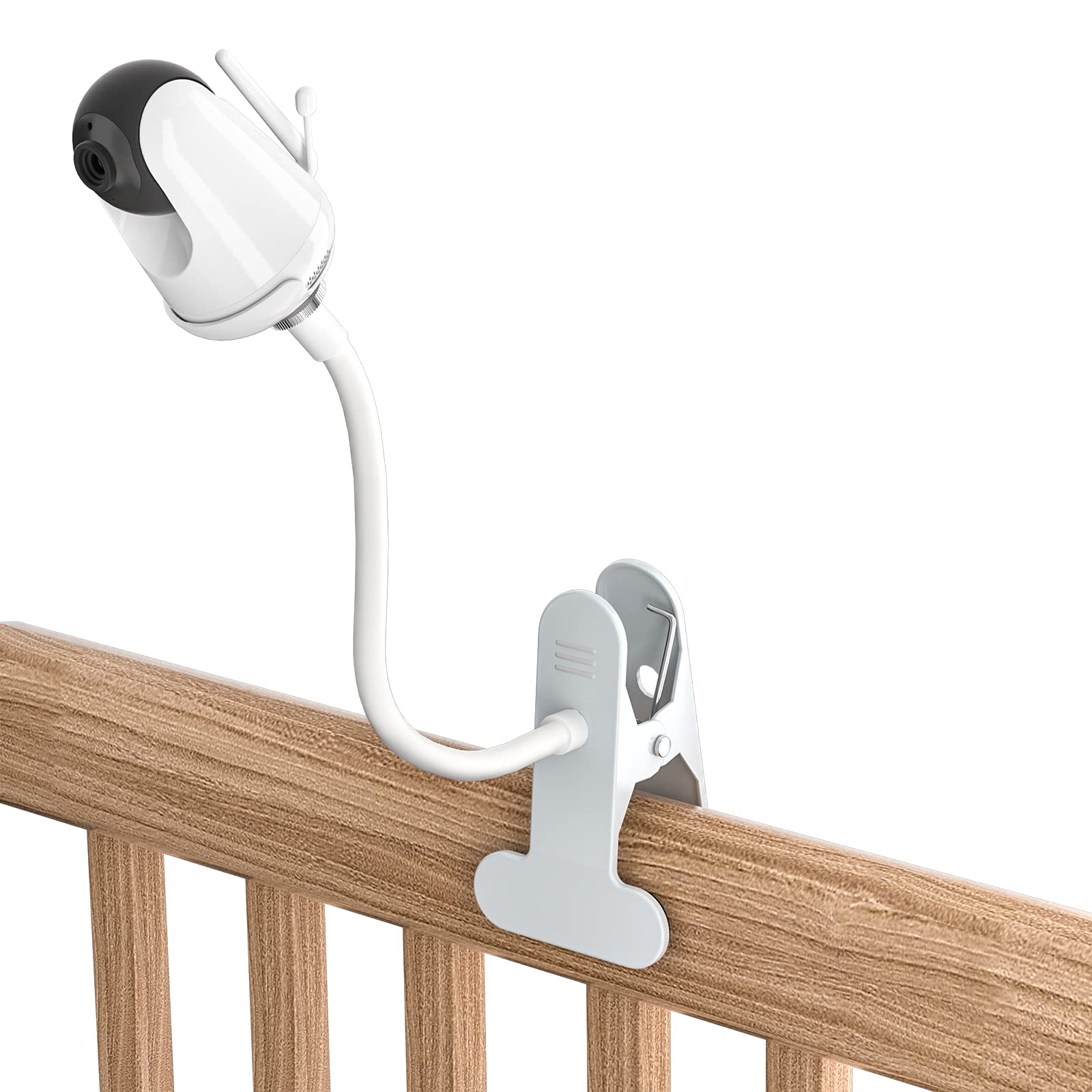 HOLACA Clip Mount for FAKEME/VAVA Baby Monitor 720P 5 HD Display Video Baby Monitor Twist Holder NO Need Tools, without Wall Damage, Clip Mount — image 1