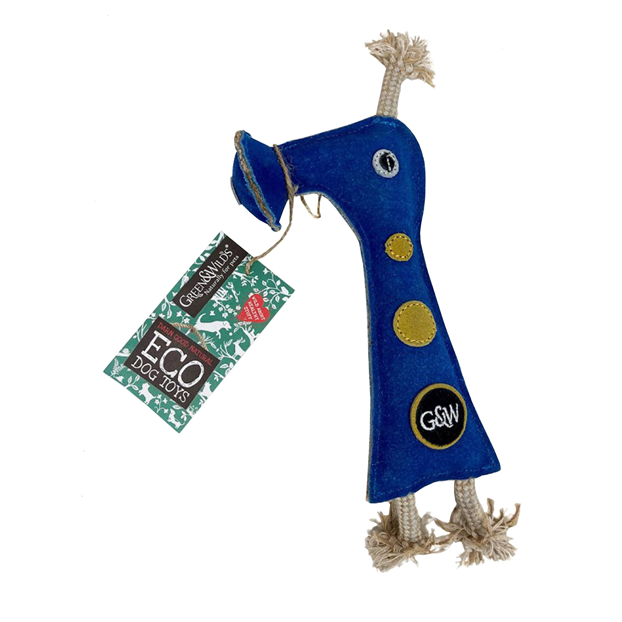 Green & Wilds Eco Dog Toy - Smorg the Alien