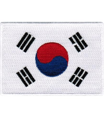 Amazon.com: QQSD South Korea Flag Patch South Korean Tactical