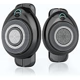 Electric Back Scrubber for Shower - Wall Mounted Exfoliating Brush, Hands-Free Automatic Body Scrubber, IPX7 Waterproof, 3-Speed Adjustment, 3 Replaceable Heads with 50pcs Disposable Shower Caps-Black