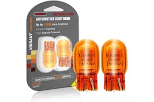 ALKOREY-T20 W21/5W 7443 Turn Signal Bulbs,2100K Amber 12V 21/5W Automotive Light Bulb,Car Mini Lamps,Ideal for Parking,2 Pack