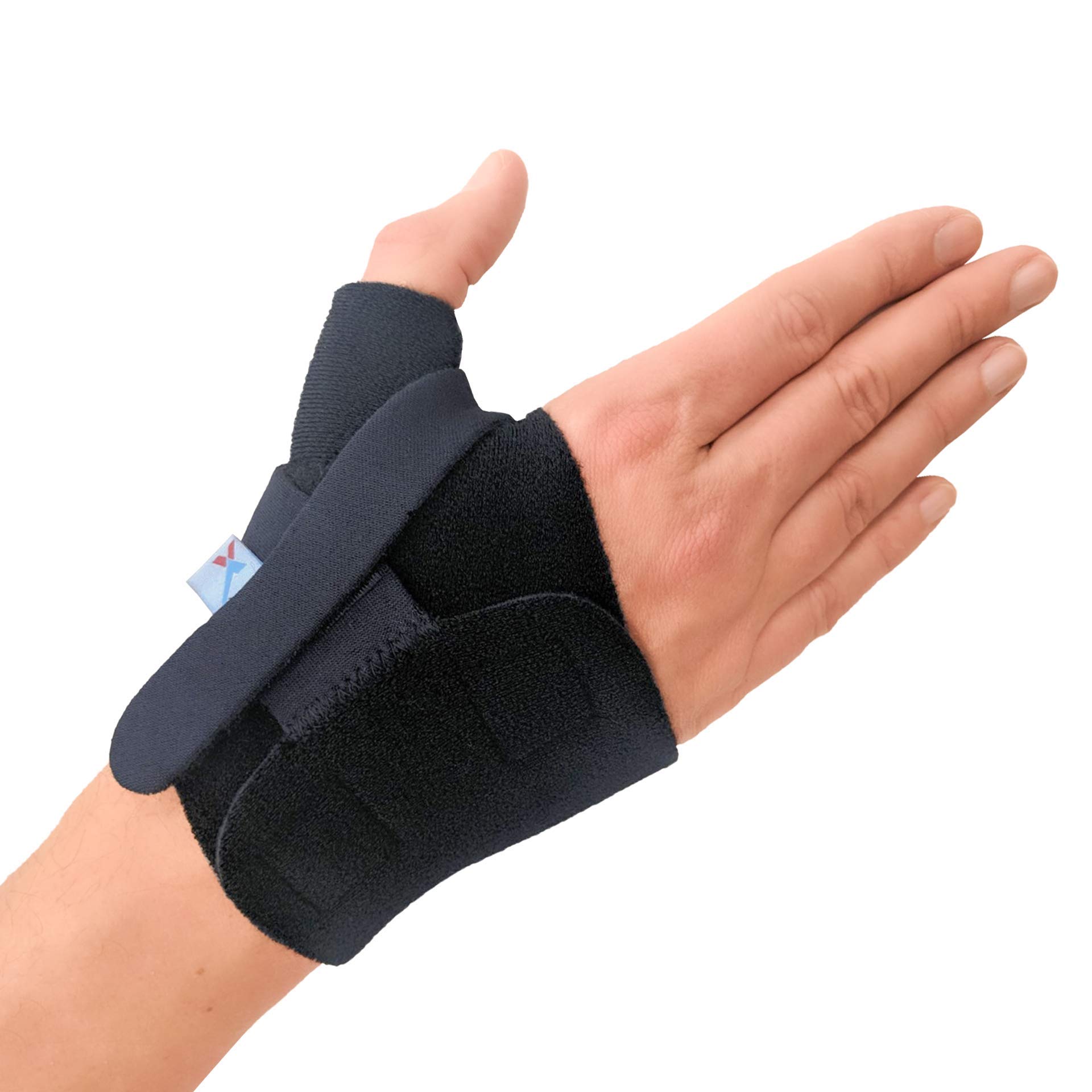Express Orthopaedic® CMC Joint Support Thumb Brace | Lightweight Thumb Stabiliser for Arthritis, Ligament Sprains & CMC Joint Pain | Breathable Neo-Elastic |MED - Palm Circ:17.5-20cm, LEFT