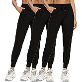 3 Pack Sweatpants for Women-Womens Joggers with Pockets Athletic Leggings for Workout Yoga Running