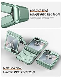 Vizvera for Samsung Galaxy Z Flip 6 Case with Hinge