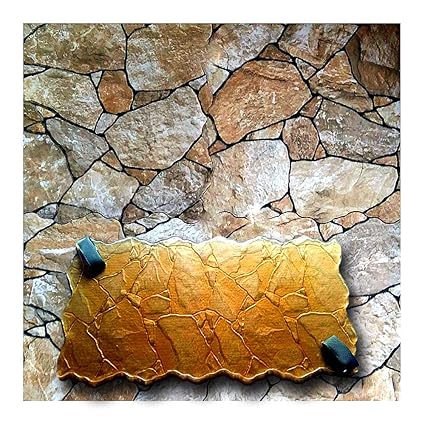 Stone Decorative Concrete Cement Imprint Texture Stamp Mat