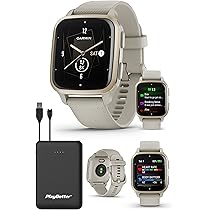 Garmin venu sq 2 music french gray cream gold Clearance