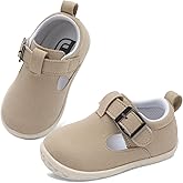 JOINFREE Toddler Shoes Girls Boys Lightweight Dress Shoes Wide Barefoot Flats Fashion School Shoe Kids Fall Walking Sneakers