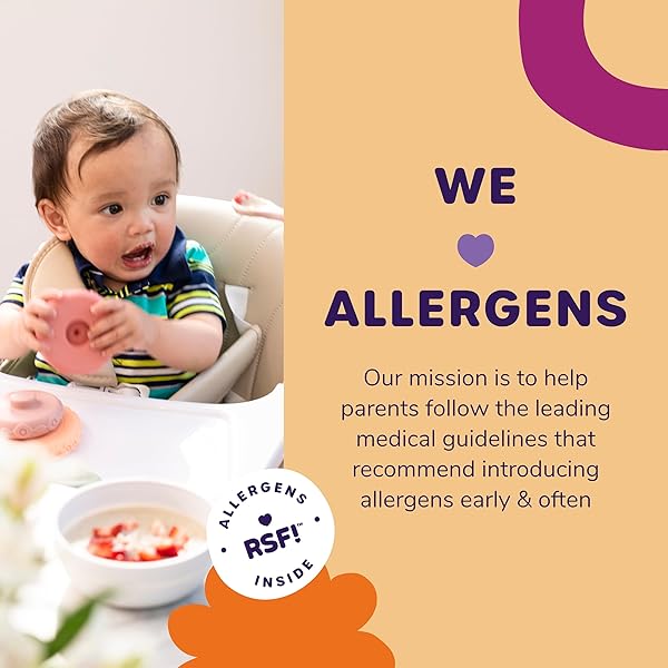 READY SET FOOD ORGANIC BABY OATMEAL CEREAL – SAFE & EASY EARLY ALLERGEN EXPOSURE FOR BABIES 6+ MONTHS, ORGANIC BABY FOOD WITH 9 TOP ALLERGENS: ORGANIC PEANUTS, MILK, EGGS, CASHEWS & MORE (15 SERVINGS) (PUMPKIN CINNAMON)