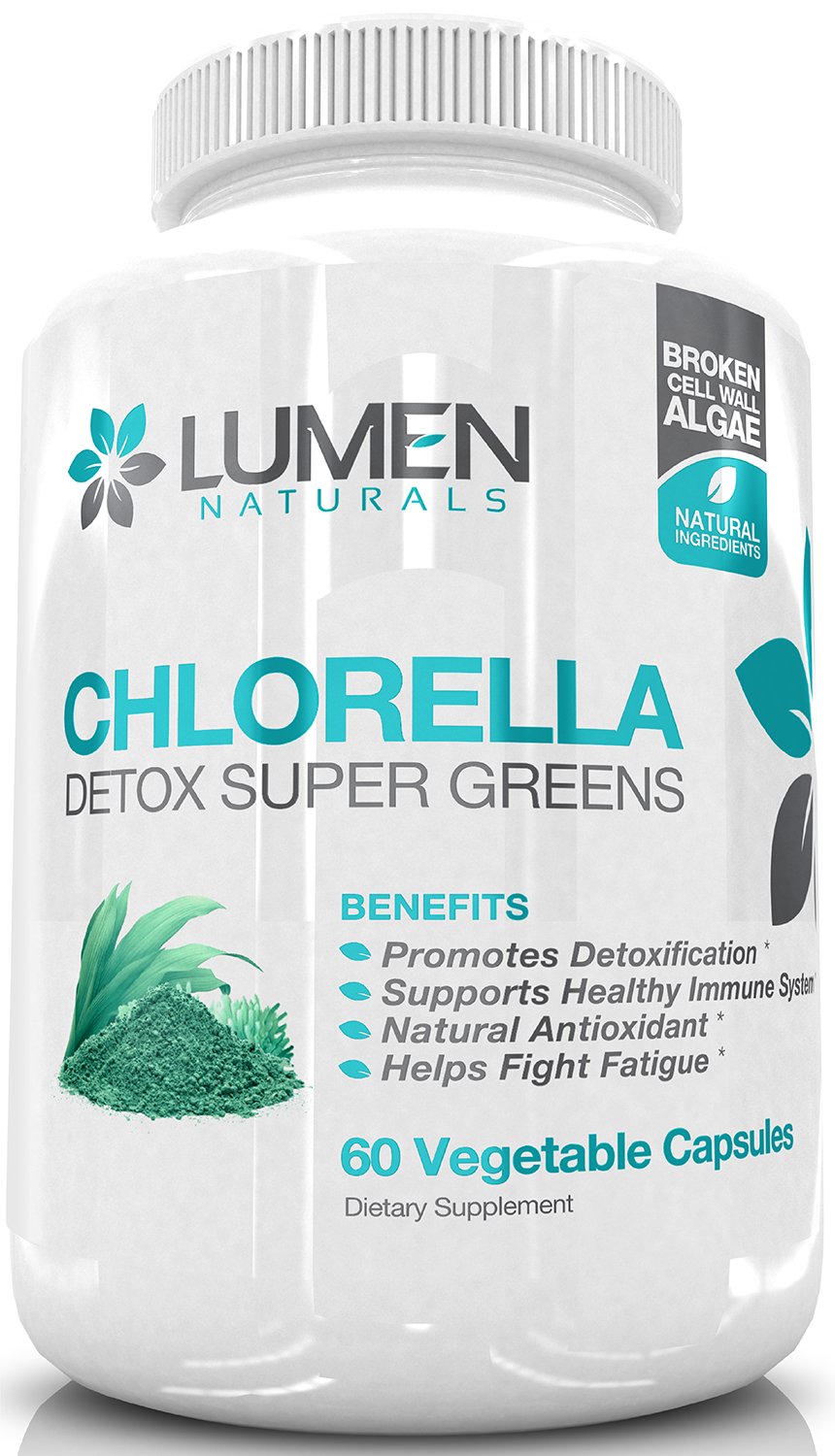 Chlorella Powerful Detox Super Greens Naturally Boosts Immune