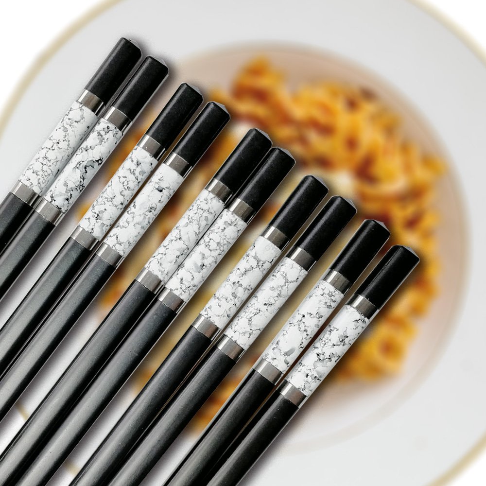 Fiberglass Chopsticks.5 Pairs Reusable Luxury Safe