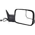 ZAPOSTS Towing Mirror Replacement Fit forfor 1994 1995 1996 1997 DodgeRam 1500,Ram 2500 Ram 3500.Pickup Truck Power Adjustment No Heated Manual folding Side View Mirror Passenger Side