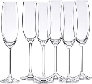 Lenox Tuscany Classics Set, Champagne Flutes, Buy 4, Get 6, 6 Count (Pack of 1), Clear