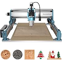 SainSmart Genmitsu 4040-PRO MAX CNC Router, 710W Trimmer & Linear Rail Driven, Work Area 400 x 400 x 78mm, for Wood Metal Acr