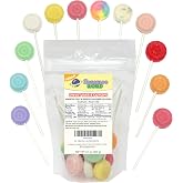 Sugarloo World Mini Lollipop Flavor Assortment 12 Pack | Flavor Explosion Assortment, Gluten-Free, Vegan Candy