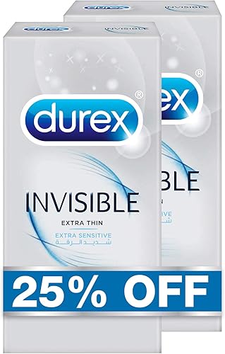 Durex Invisible Extra Thin Lube Condom 12 PC | Kulud Pharmacy - View #2