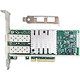 10Gb Network Card Dual SFP+ Ports PCIEx8 Ethernet Converged Server Compatible Intel X520-DA2 82599ES Chip Support Windows 7/8/10/11/Visa,Server/Linux/VMware