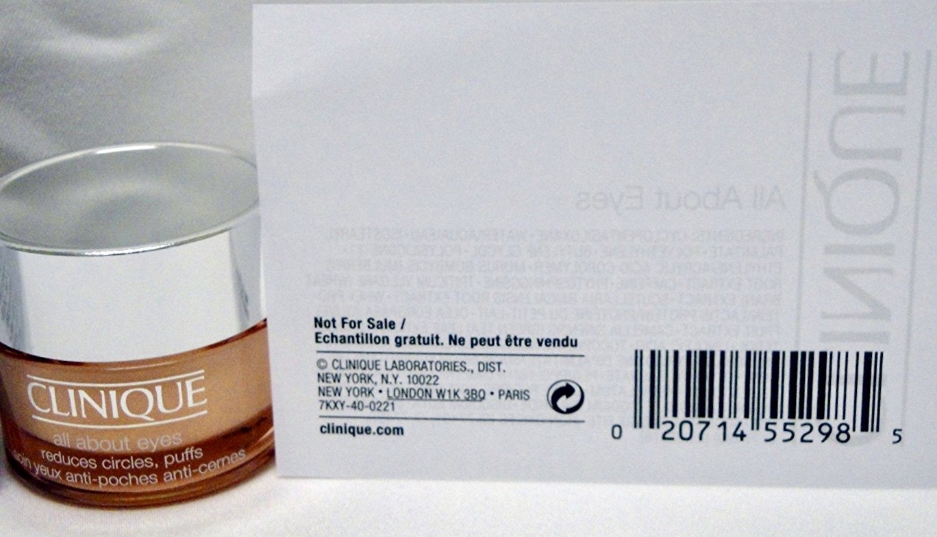 Clinique All About Eyes Reduces Puffs Circles .5oz / 15ml: Beauty